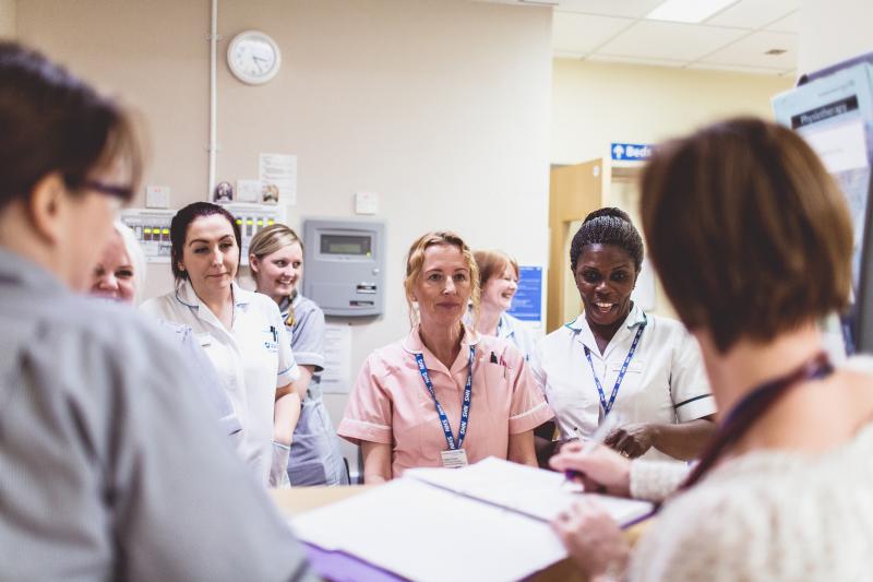 Nurses team meeting