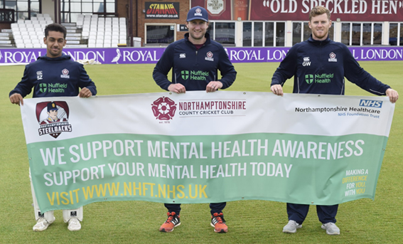 Image of Northants CCC supporting mental health awareness day