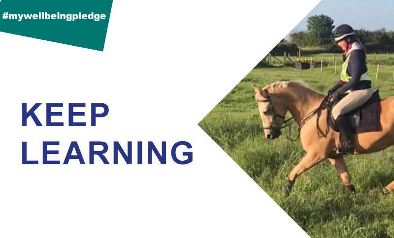 An image accompanying the 'keep learning' element of the 5 ways campaign 