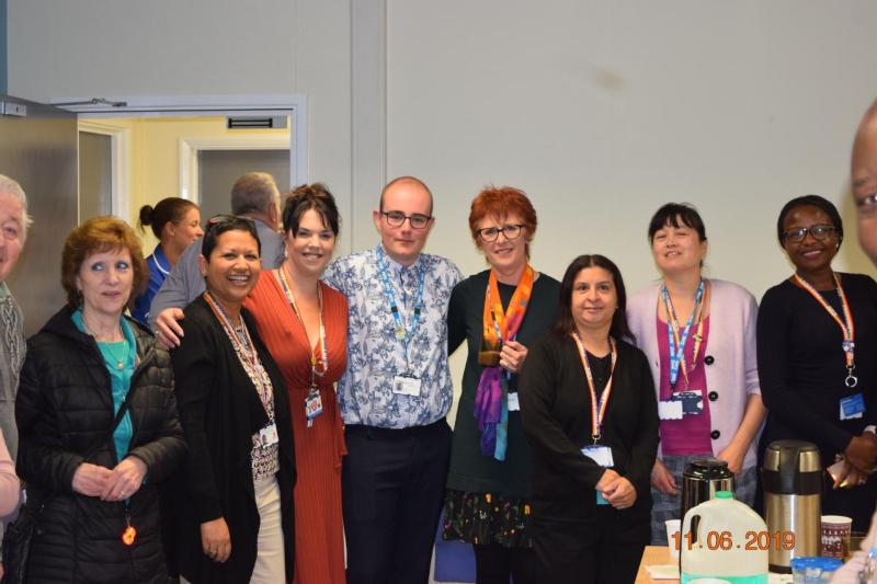 Group shot of Rushden Resource Centre opening