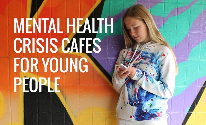 Image of a teenage girl for the crisis cafes for young people