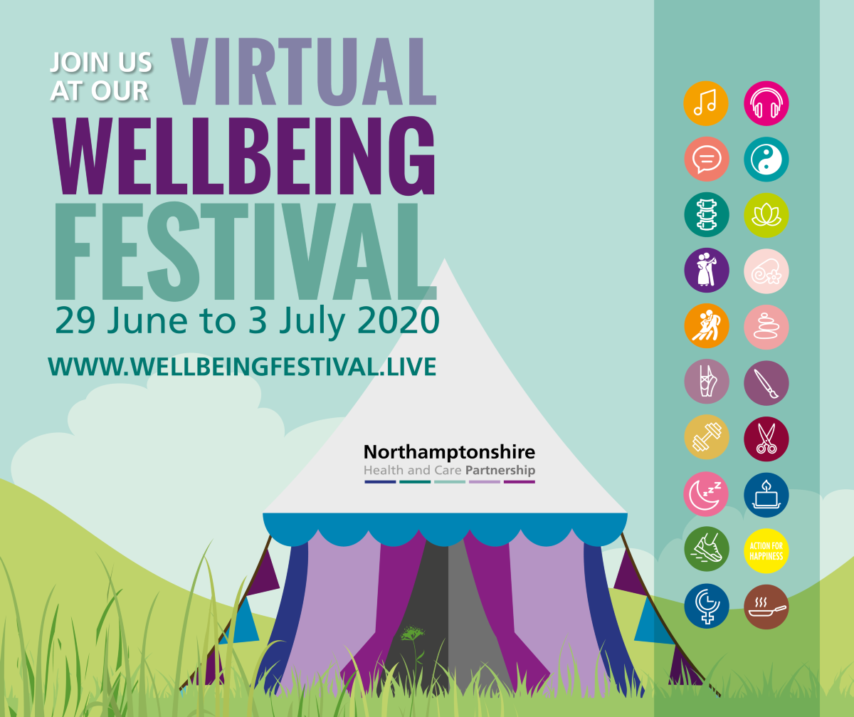 Spotlight blog image to accompany articles on Virtual Wellbeing Festival 2020