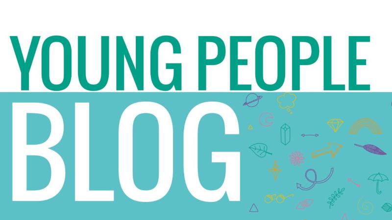 Image which says young people blog