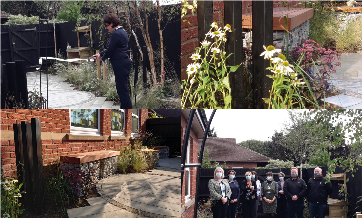 Opening of the shifting sands garden at St Mary's Hospital