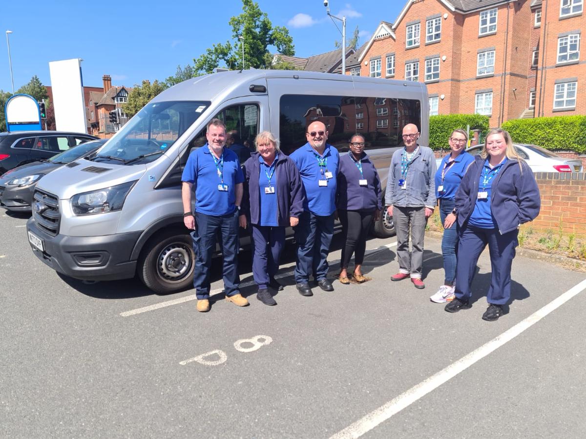 Crisis response unit vehicle with team of seven staff