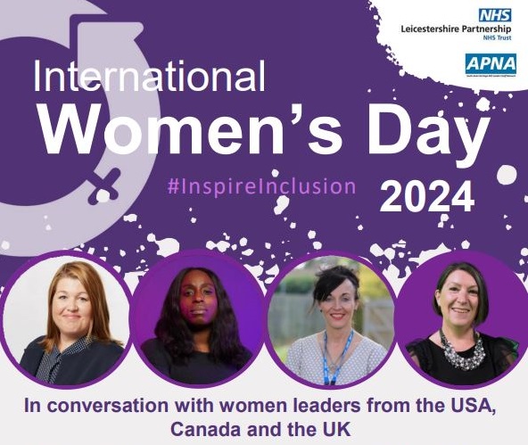 International Women's Day webinar poster