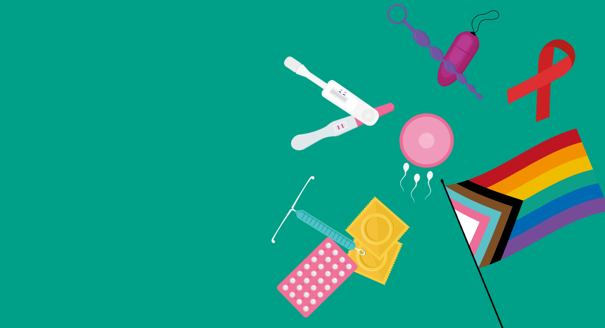 Sexual Health Banner with icons