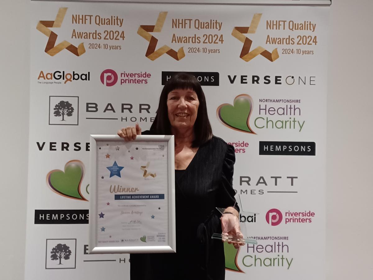 Sharon Armitage Quality Awards Lifetime achievement award