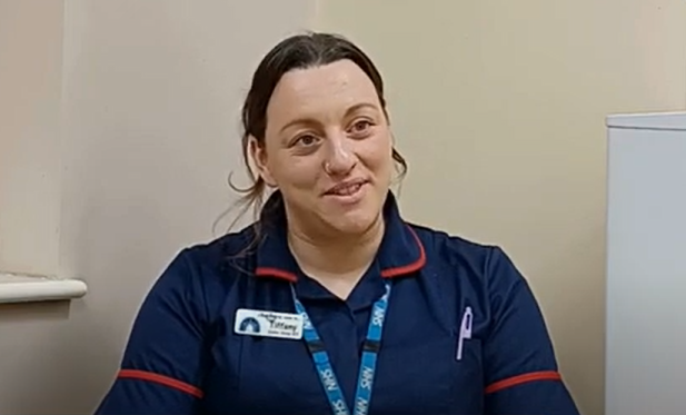 Tiffany, senior nurse with ICT